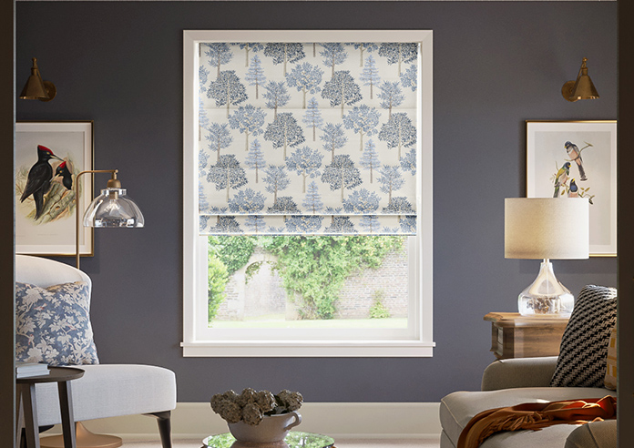 Coppice Faux Silk, Jean - Twist&Fit Roman Blind - Image 3
